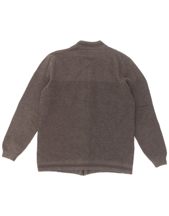 Zara Herre Cardigan Sweater XL Grå