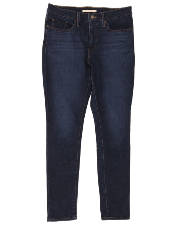 Levi's Womens 311 Shaping Skinny Jeans W30 L30 Navy Blue Cotton