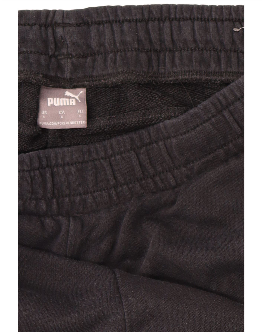 Puma Herre Graphic Crop Træningsdragt Bukser Joggers Large Sort