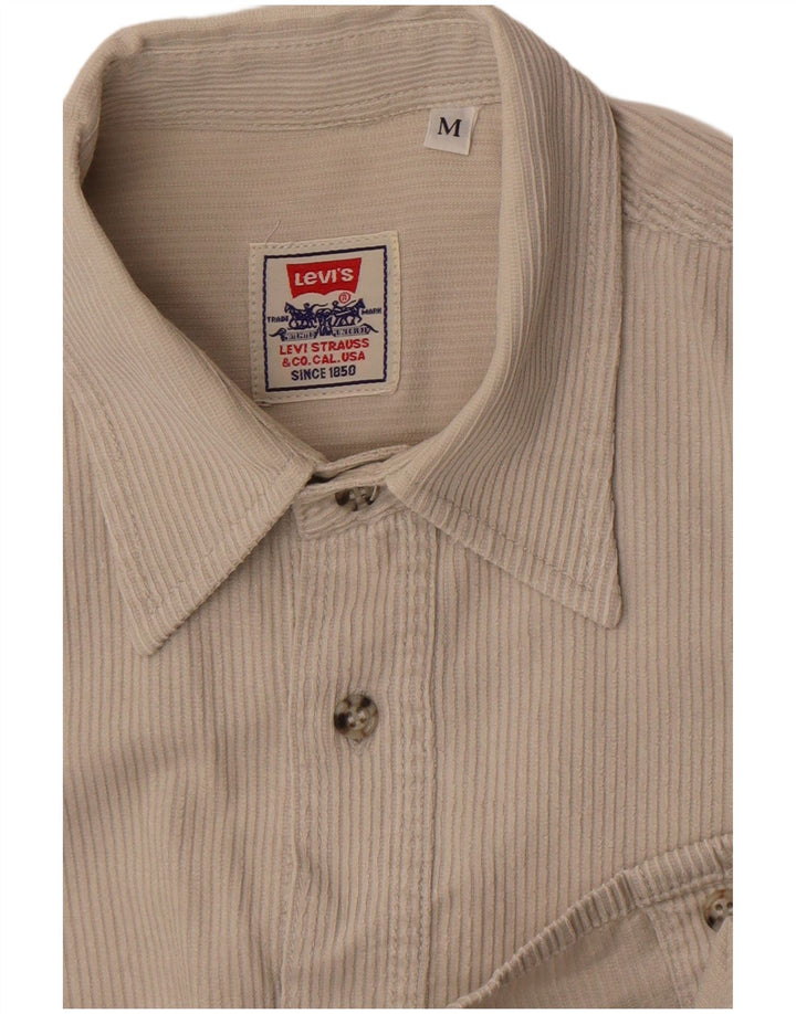 Levi's Herre Corduroy-skjorte Medium Off White