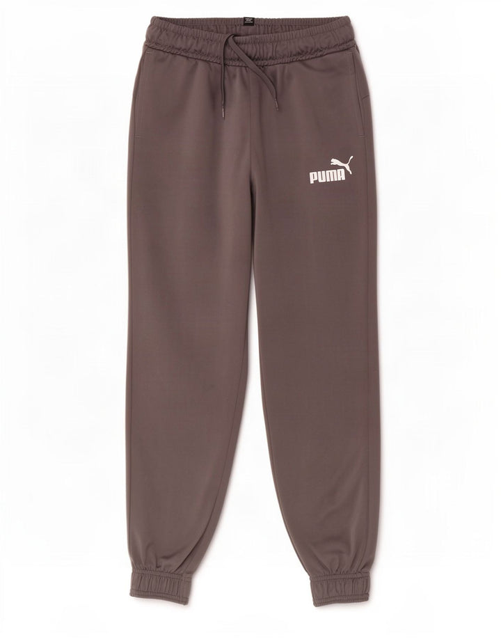 Puma Drenge Træningsdragt Bukser Joggers 11-12 År Grå Polyester