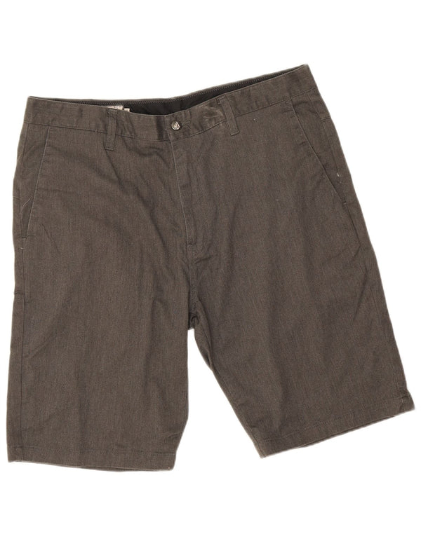 Volcom Herre Chino Shorts W36 Large Grå Bomuld