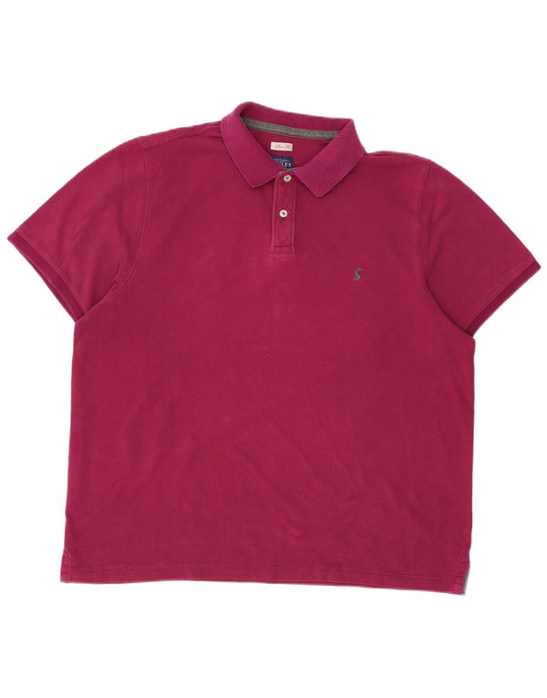 Joules Herre Slim Fit Polo Shirt 2XL Lilla Bomuld