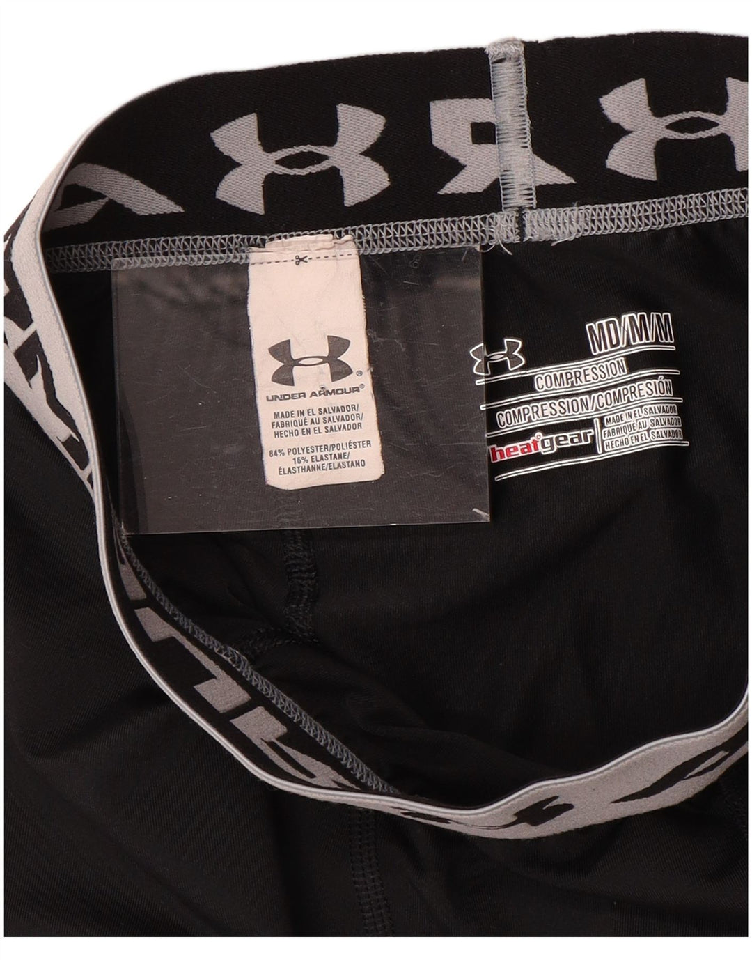 Under Armour Herre Grafiske Leggings Medium Sort Polyester