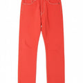 Levi's Dame 501 Straight Jeans W29 L32 Rød Bomuld
