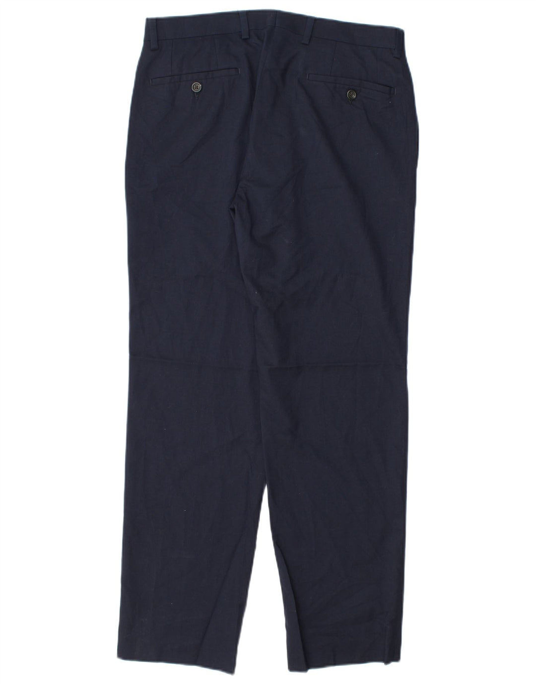 RALPH LAUREN Herre Slim Suit Bukser W31 L30 Marineblå Polyester
