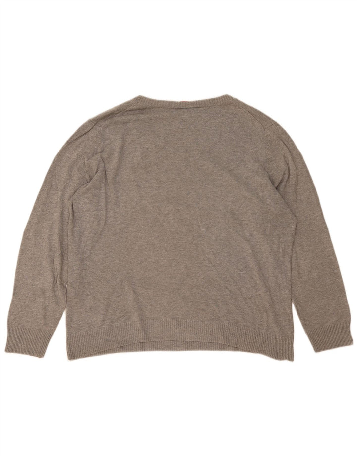 Puma Herre V-hals sweater XL Grå Bomuld