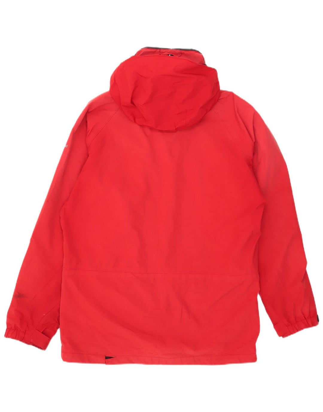 Columbia Regnjakke med hætte i titan til mænd UK 38 Medium Rød Polyester