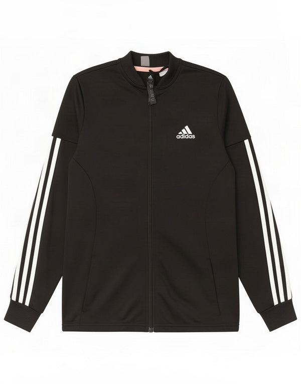 Adidas træningsdragt topjakke til piger 13-14 år sort polyester