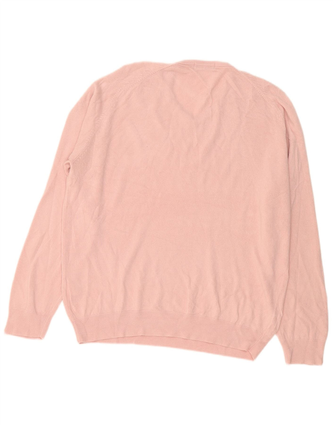 Marks & Spencer Herre V-hals sweater XL Pink Akryl