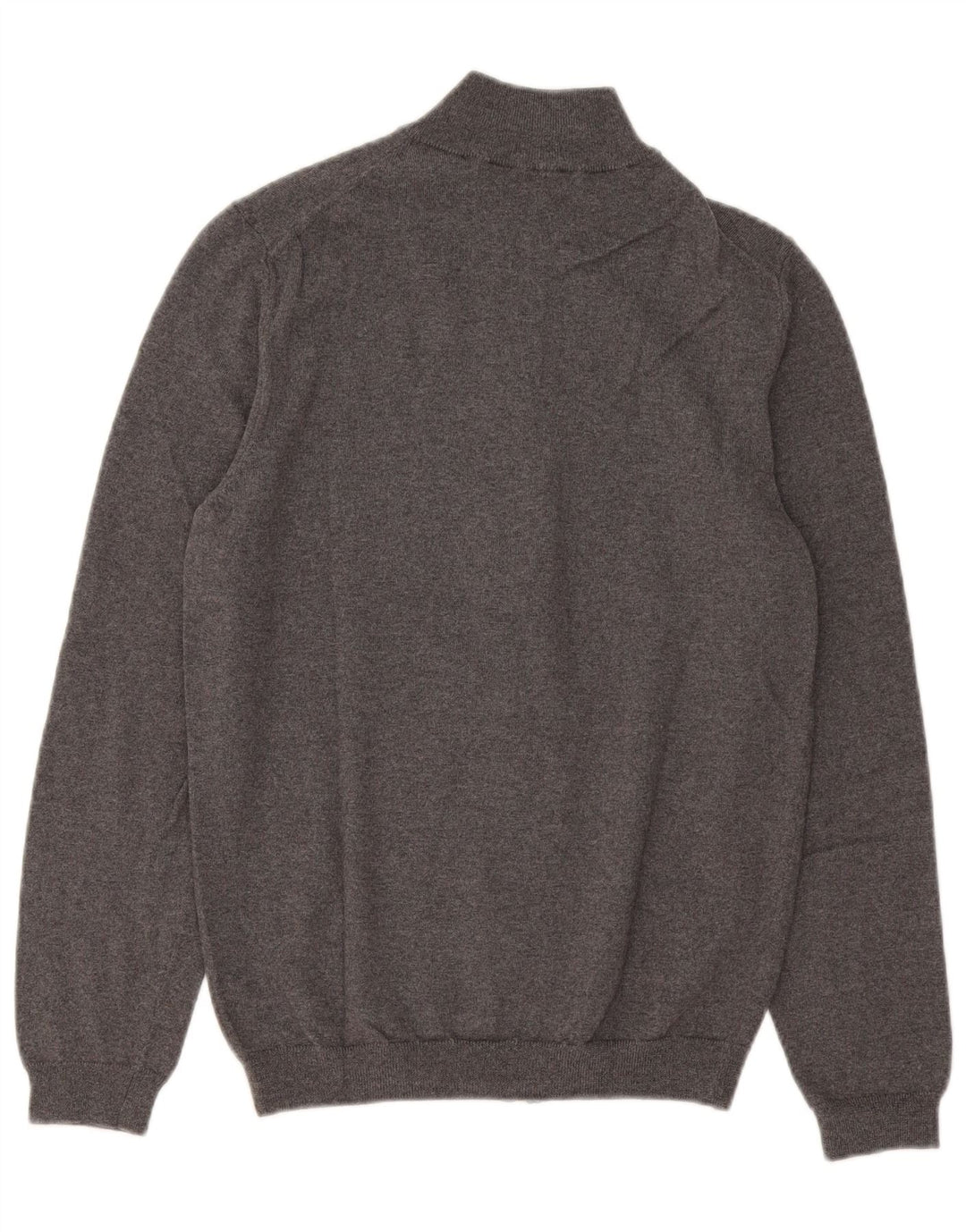 Hugo Boss Herre Slim Fit Cardigan Sweater Medium Grå Merinould