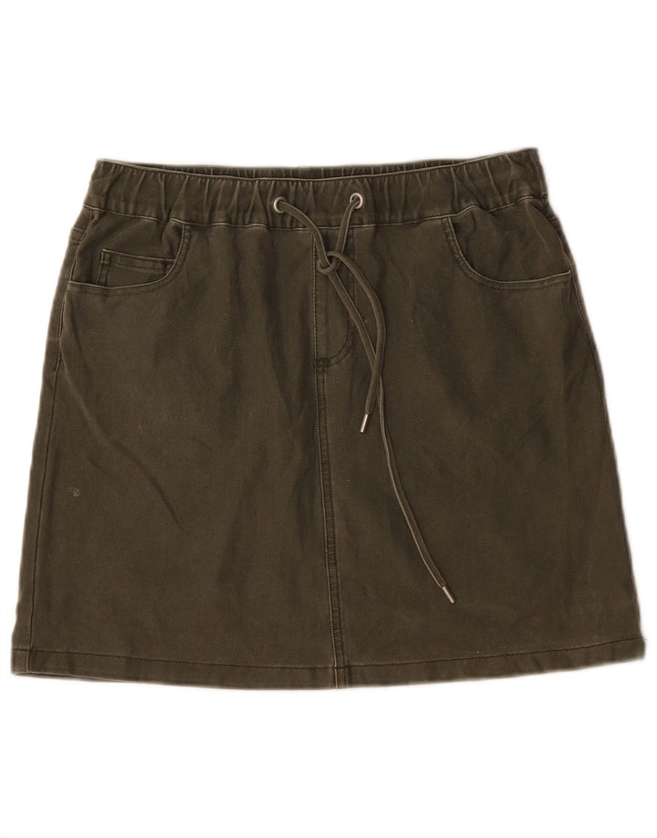 French Connection Dame Mini-nederdel W30 Medium Khaki Bomuld