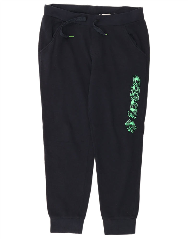 LOTTO Dame grafisk træningsdragt Bukser Joggers UK 14 Medium Navy Blue