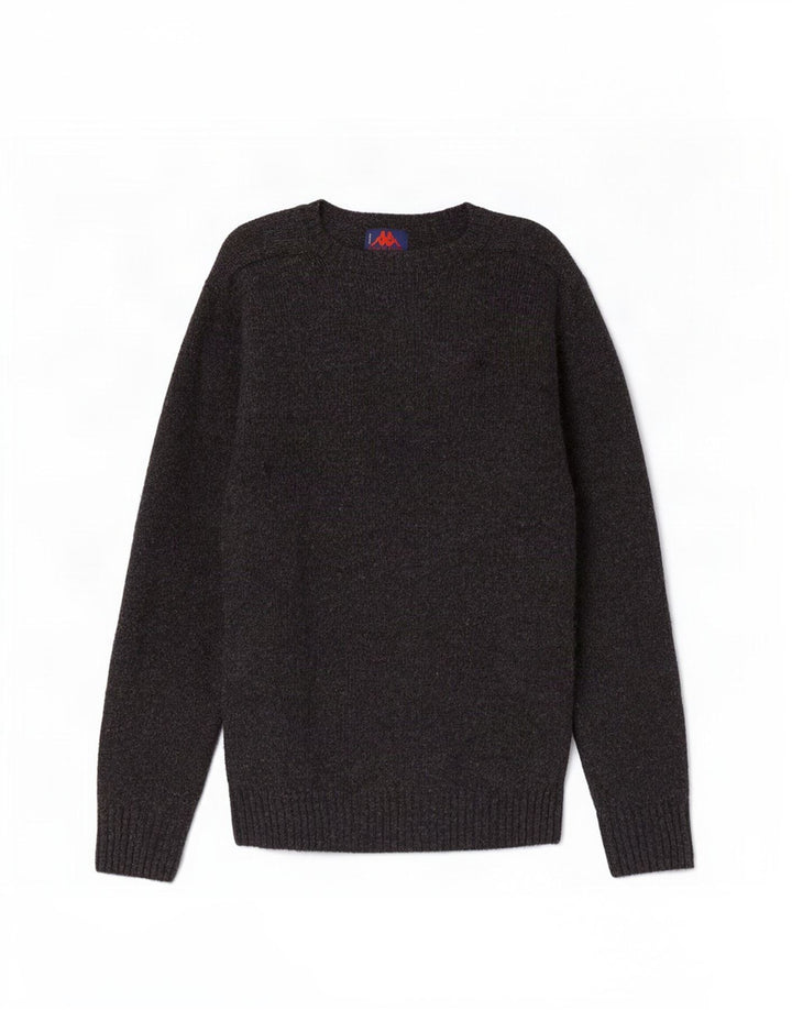 Kappa herre rund hals sweater stor grå uld