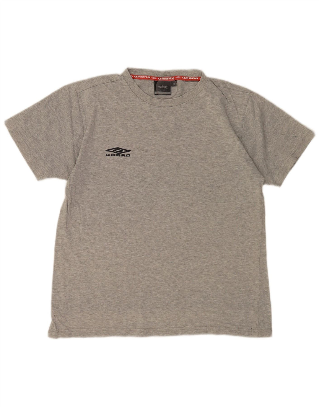 Umbro Herre T-Shirt Top Medium Grey Flecked Bomuld