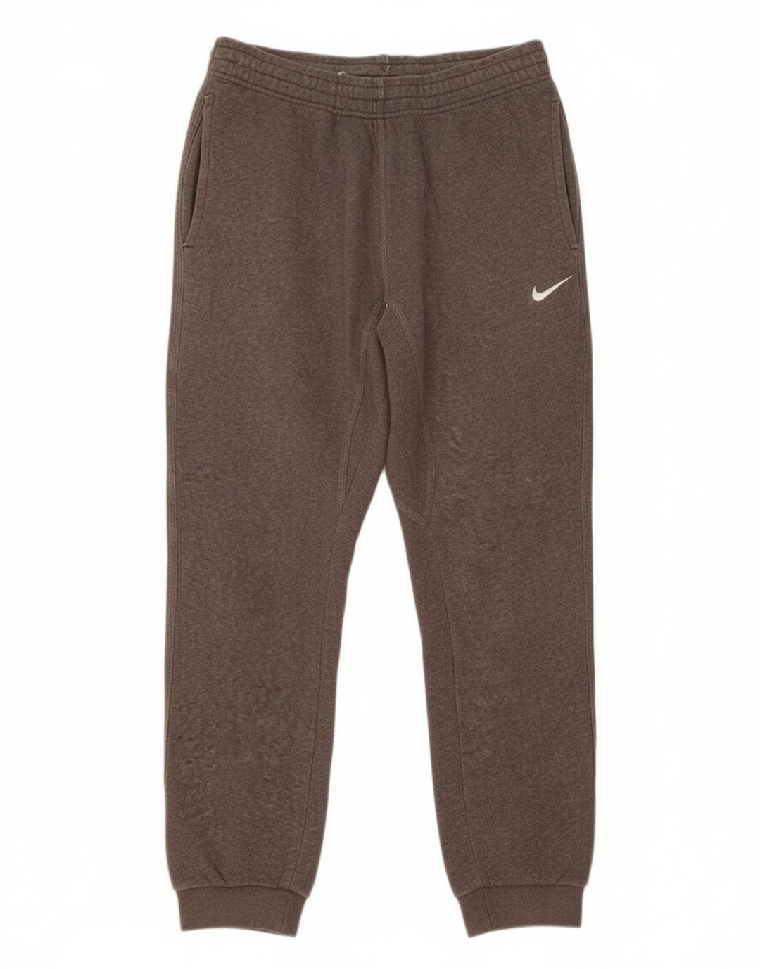 NIKE Mens Tracksuit Trousers Joggers Small Grey Cotton
