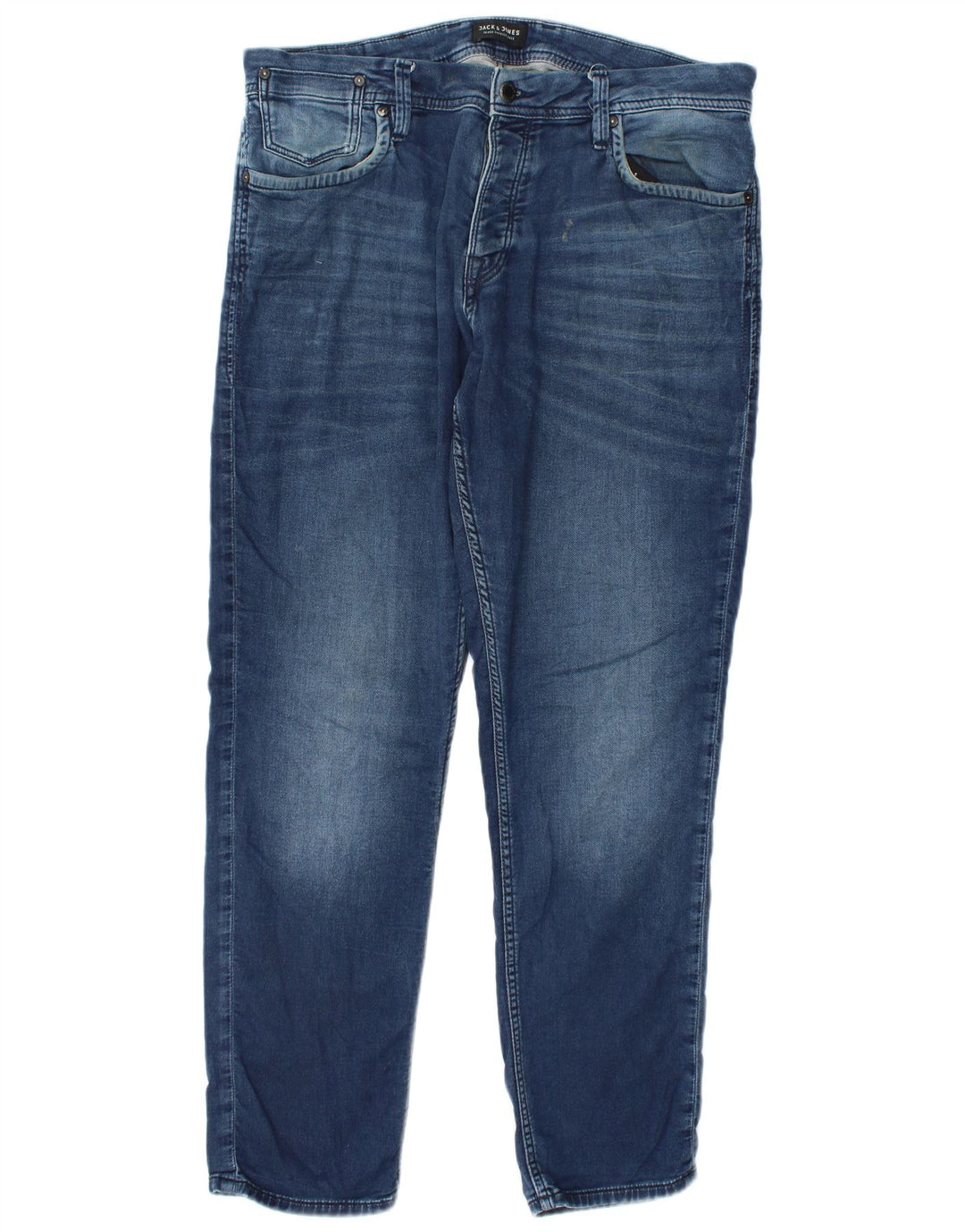 Jack & Jones Herre Slim Jeans W34 L32 Blå Bomuld