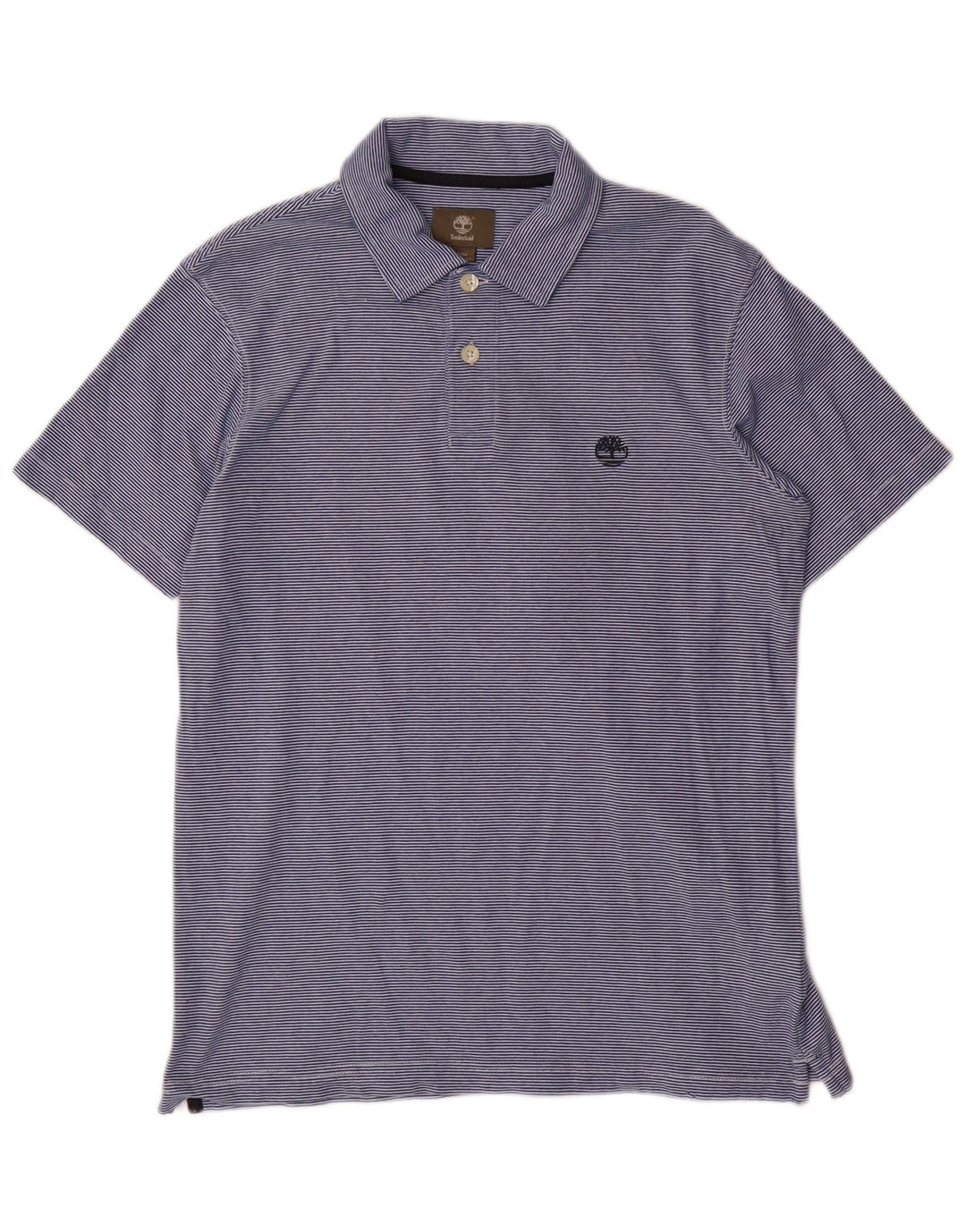 TIMBERLAND Herre Regular Fit poloshirt mellemblå stribet bomuld