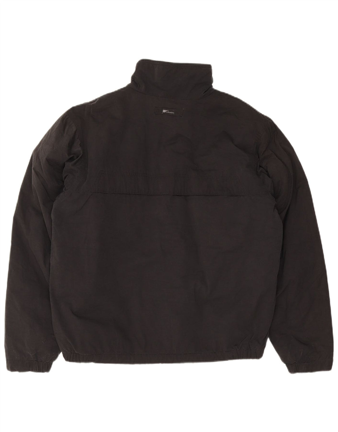 Columbia Herre Windbreaker Jacket UK 38 Medium Sort Bomuld