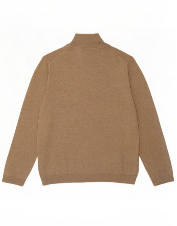 Zara Pige Rullehals Sweater 11-12 År Beige Bomuld