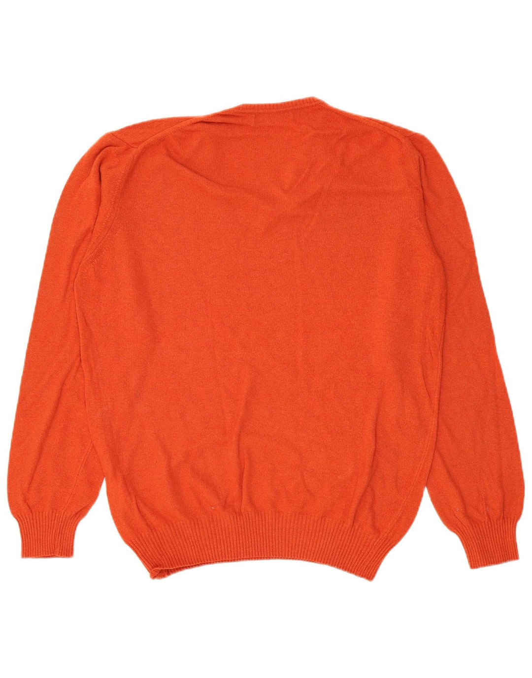 Zara Herre V-hals sweater XL Orange Viscose