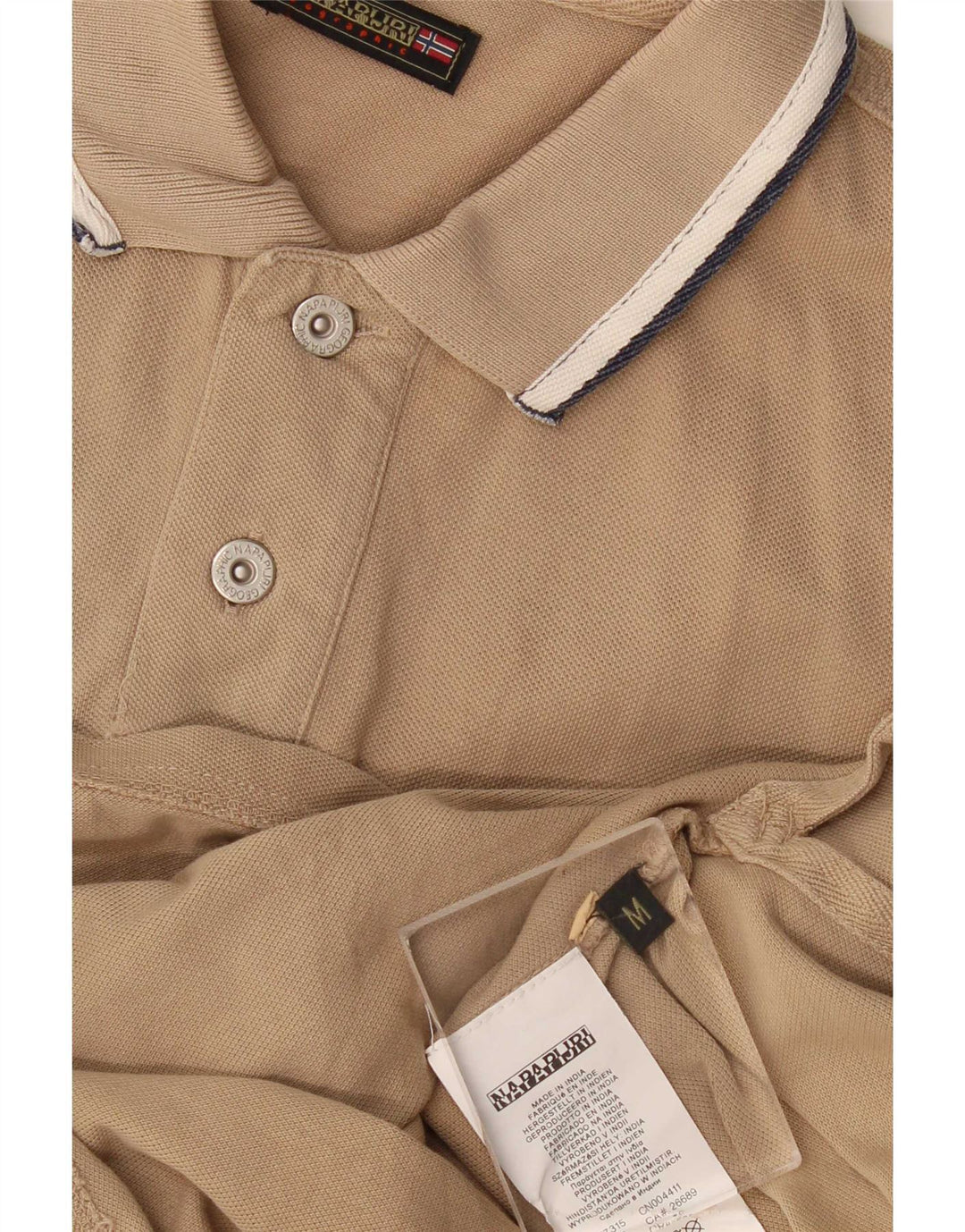 Napapijri Herre poloshirt Medium Beige Bomuld