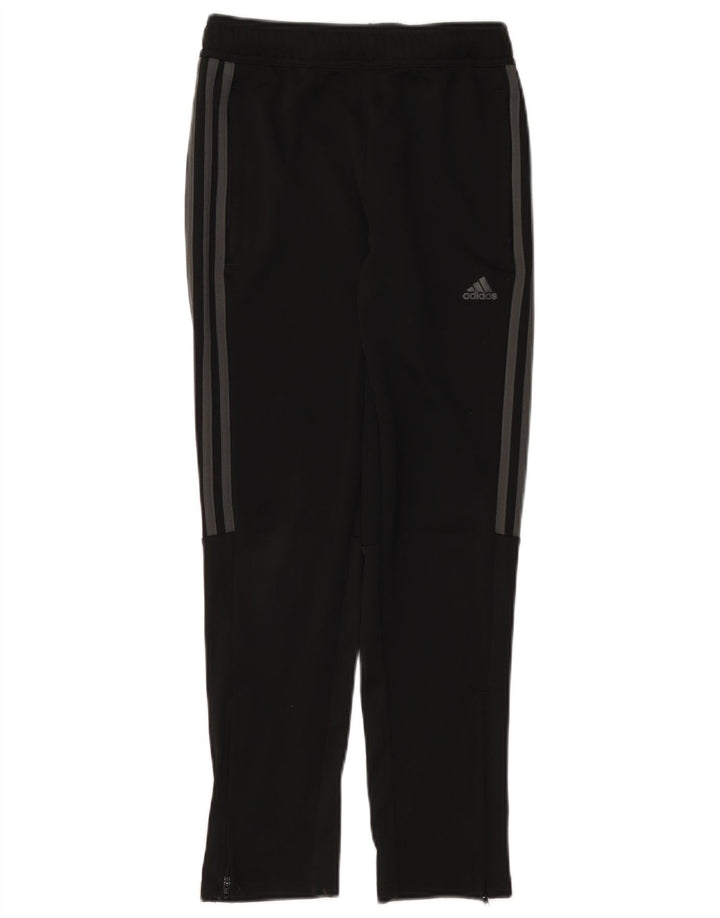 Adidas Boys Aeroready Tracksuit Bukser 11-12 år Sort Polyester