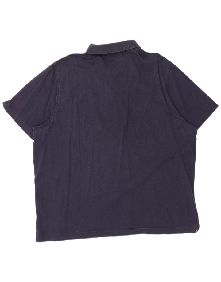 LACOSTE Poloskjorte til mænd str. 8 3XL Marineblå bomuld