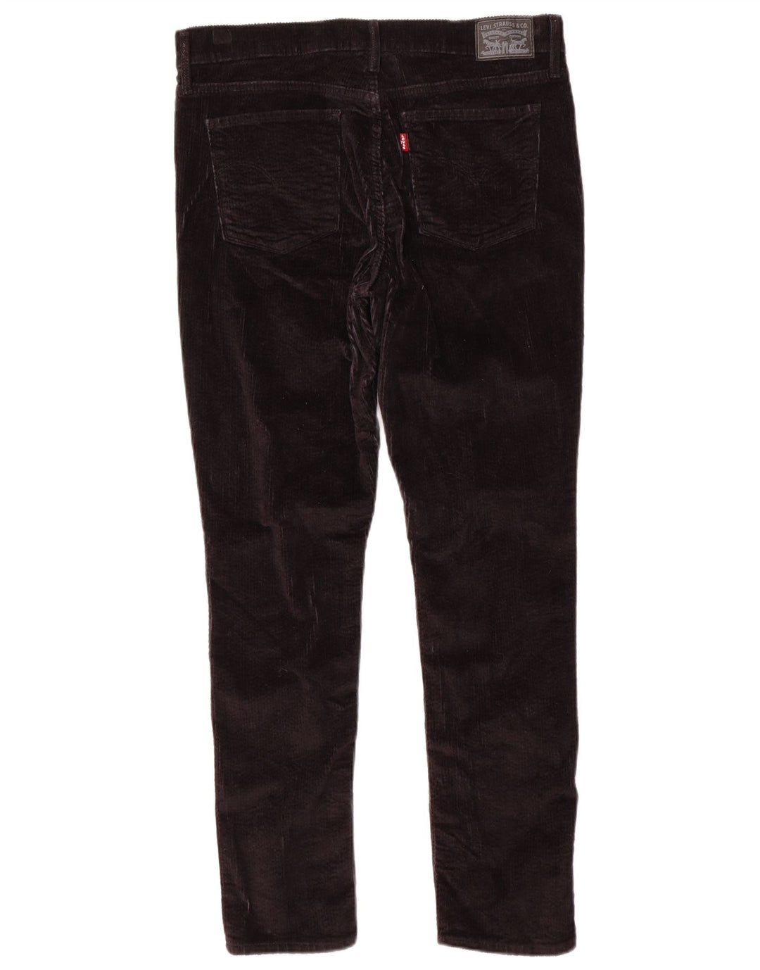 LEVI'S Slim fløjlsbukser til kvinder W34 L30 Sort