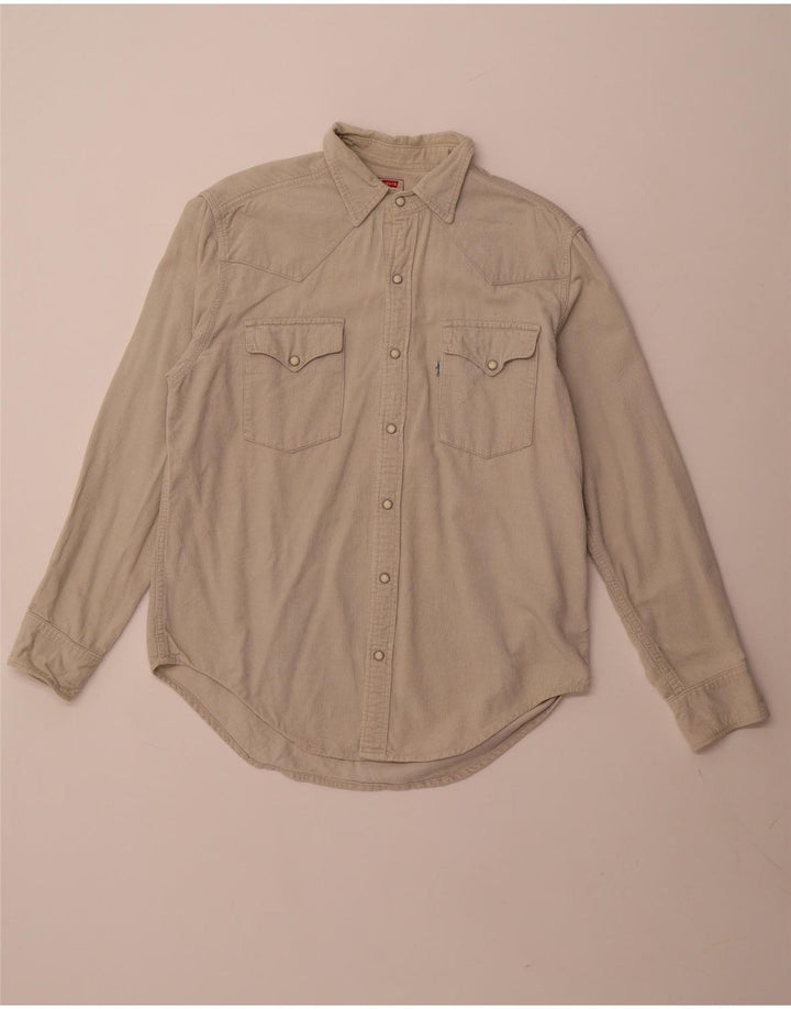 Levi's Herre Corduroy skjorte Medium Beige Bomuld Western