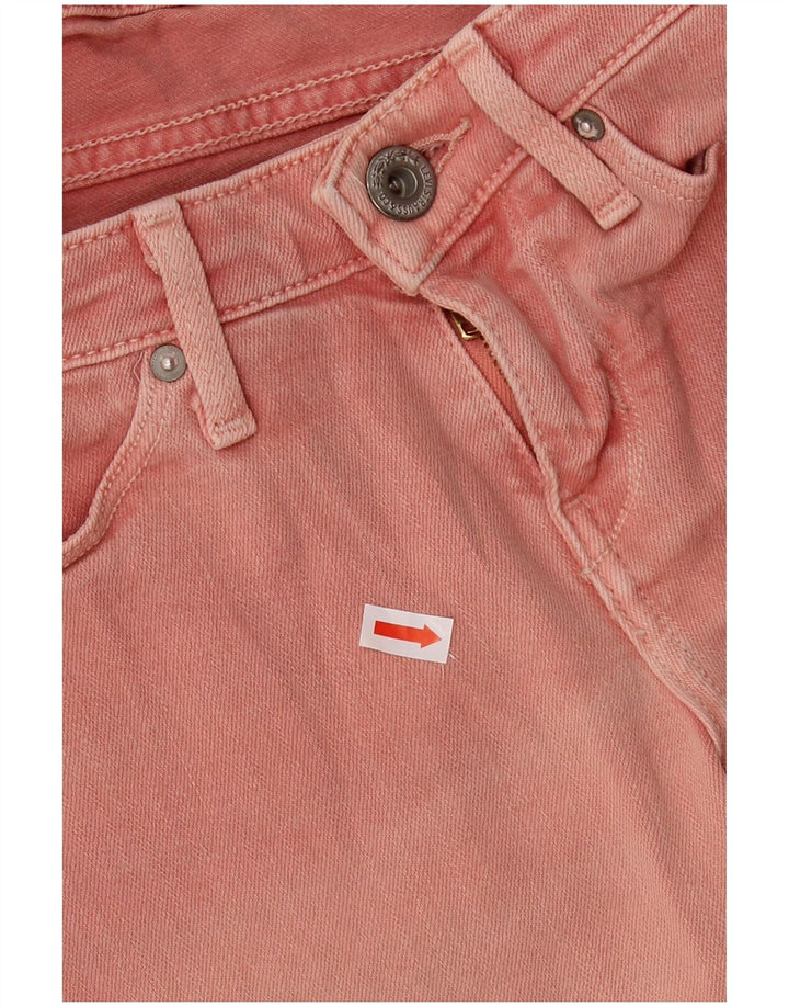 LEVI'S Womens Skinny Jeans W27 L27 Pink Cotton