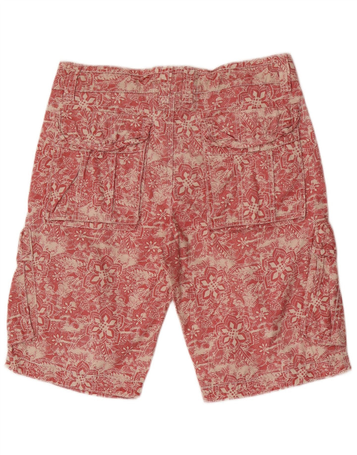 Fat Face Herre Cargo Shorts W32 Medium Red Floral