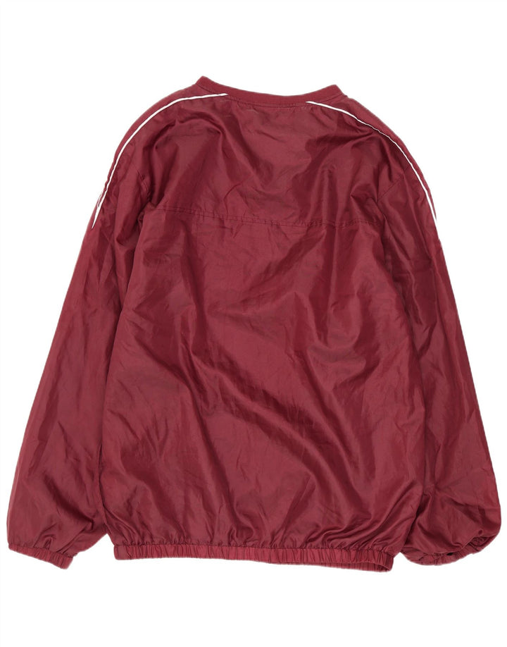 Umbro Herre Pullover Træningsdragt Top Stor Burgundy Polyester