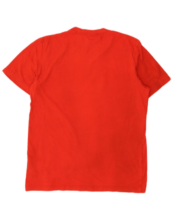 Adidas Herre grafisk T-shirt Top Medium Rød Bomuld