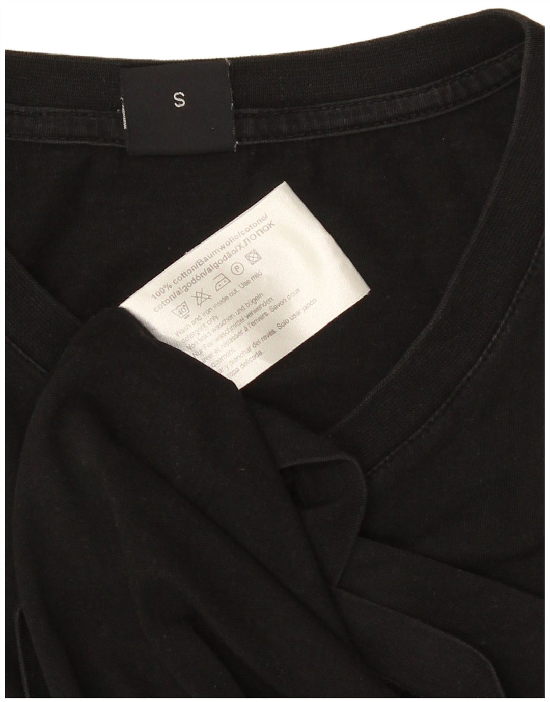 HUGO BOSS Herre T-Shirt Top Lille Sort Bomuld