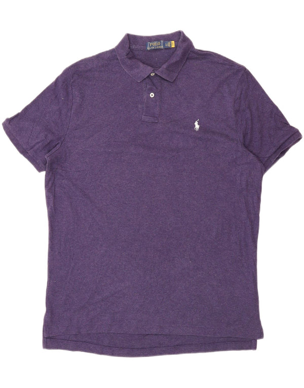 Polo Ralph Lauren Herre poloskjorte Stor lilla bomuld