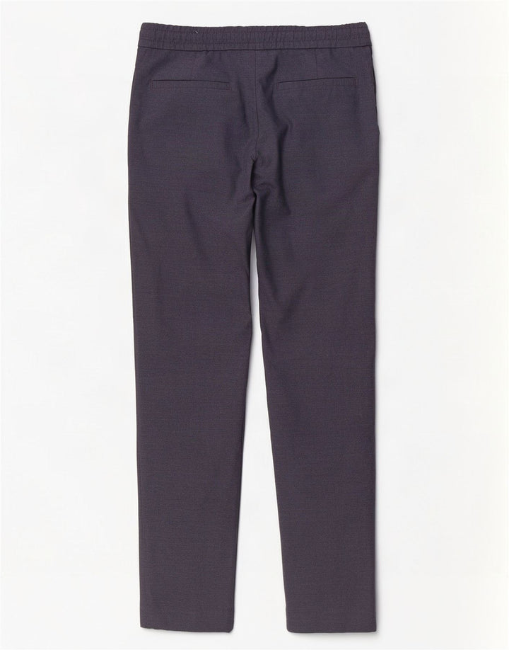 Zara Herre Slim Chino Bukser Small W30 L30 Navy Blue Polyester