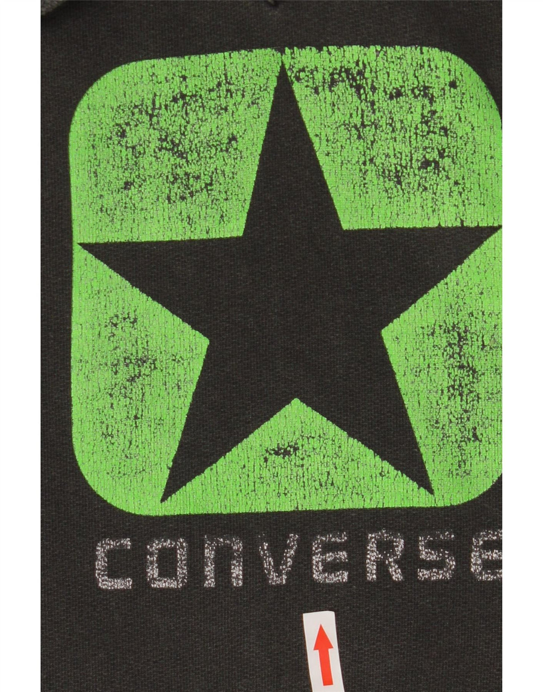 Converse Grafisk hættetrøje til mænd mellemgrå bomuld