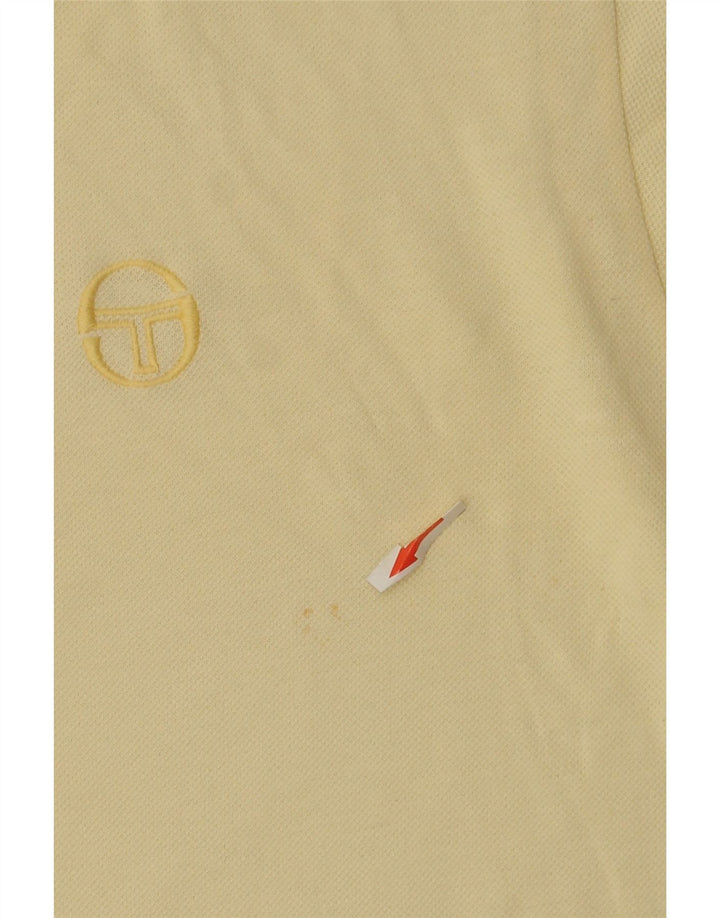 Sergio Tacchini Herre poloshirt IT 50 Medium Gul Bomuld