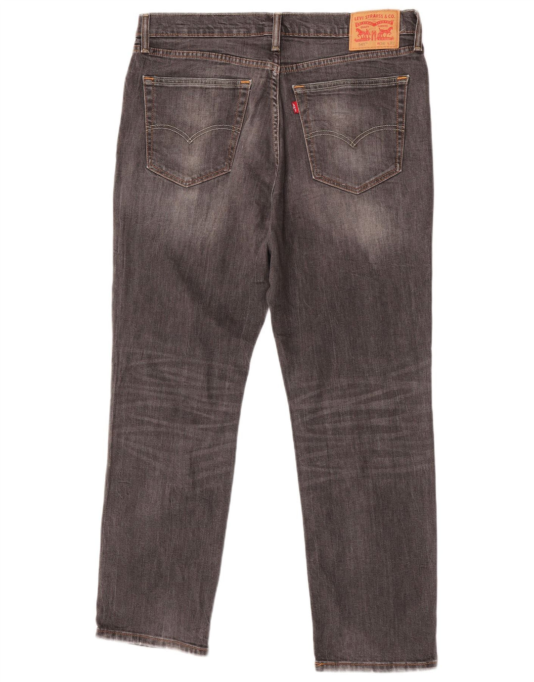 Levi's Herre 541 Slim Jeans W36 L32 Grå Bomuld