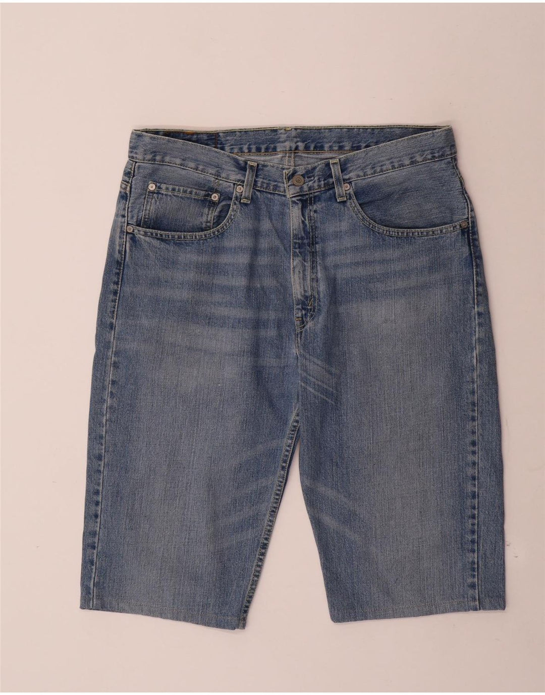 Levi's Herre 752 denimshorts W36 Large Blue Cotton