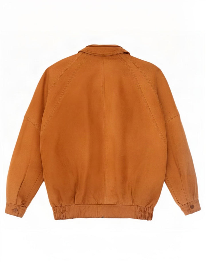 Vintage herre læderjakke UK 42 XL Beige