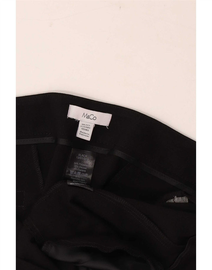 Max&Co. Dame Bootcut Suit Bukser UK 22 3XL W42 L29 Sort Polyester