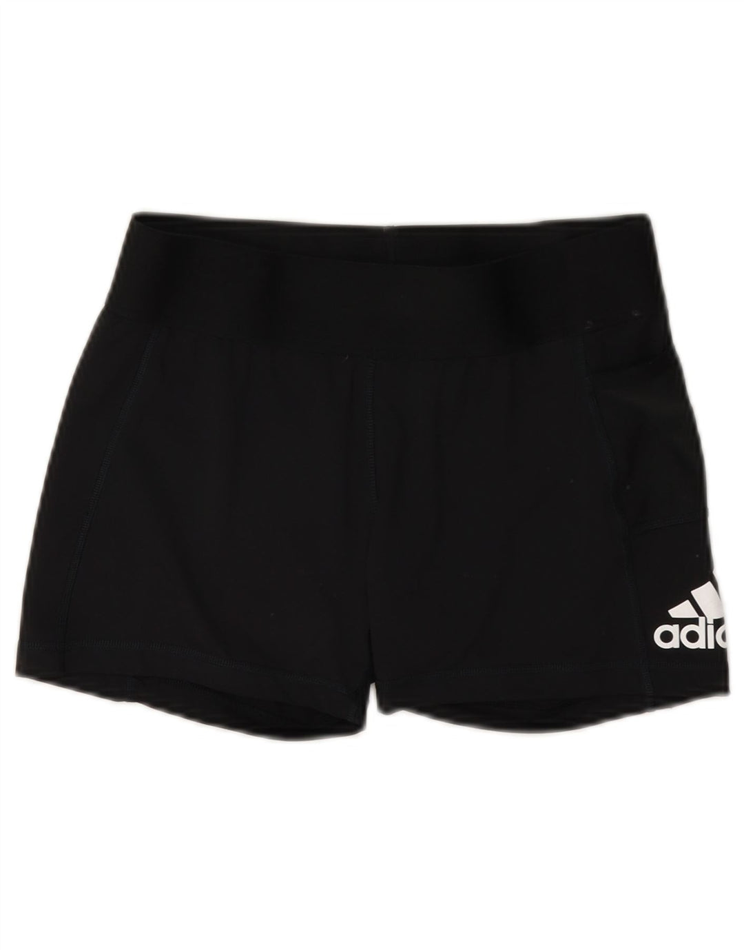 Adidas Graphic Sports Shorts til kvinder UK 12 Medium Black Polyester