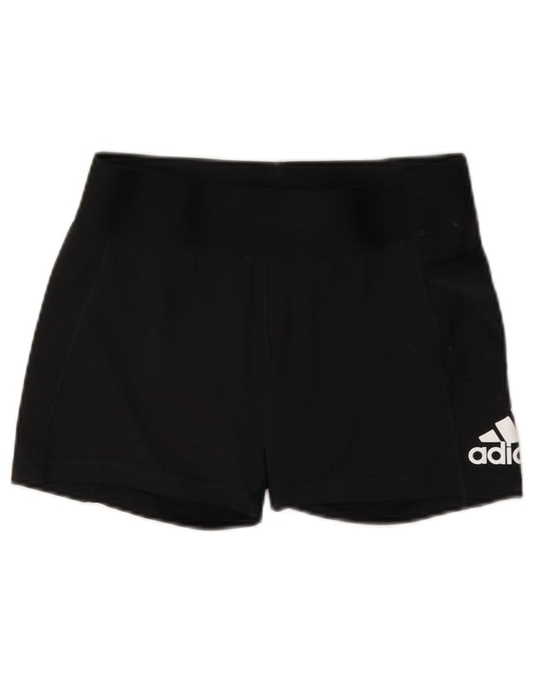 Adidas Graphic Sports Shorts til kvinder UK 12 Medium Black Polyester