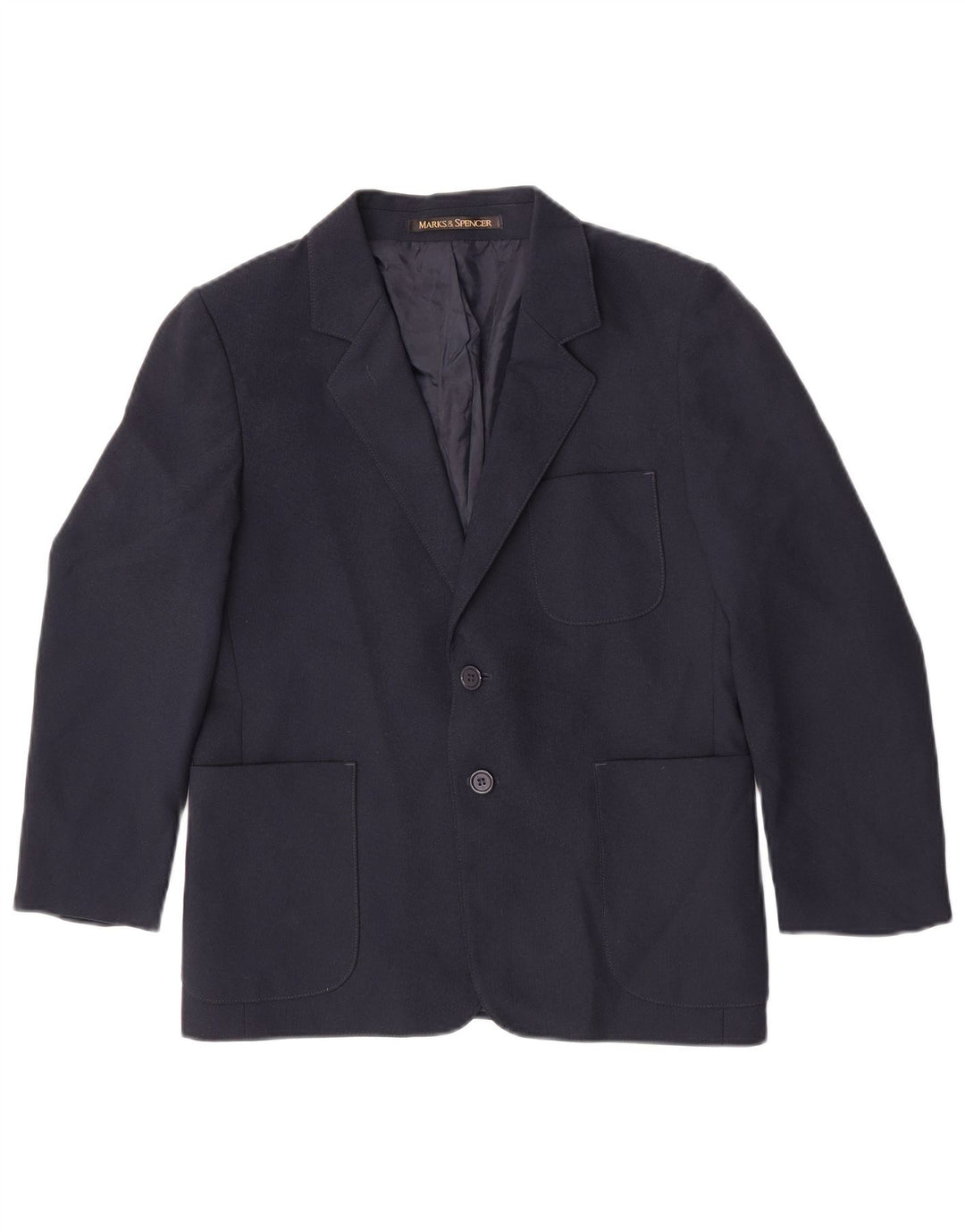 Marks & Spencer Boys 2-knaps blazerjakke 10-11 år marineblå polyester