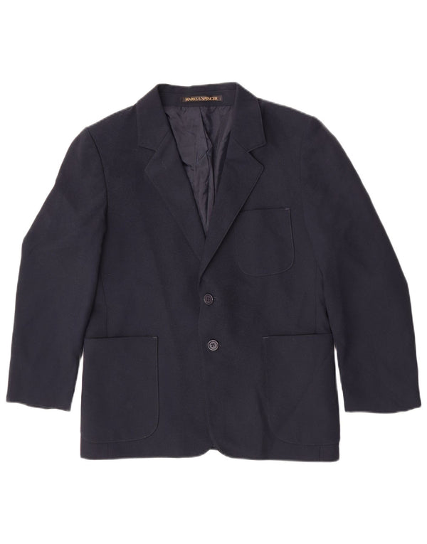 Marks & Spencer Boys 2-knaps blazerjakke 10-11 år marineblå polyester