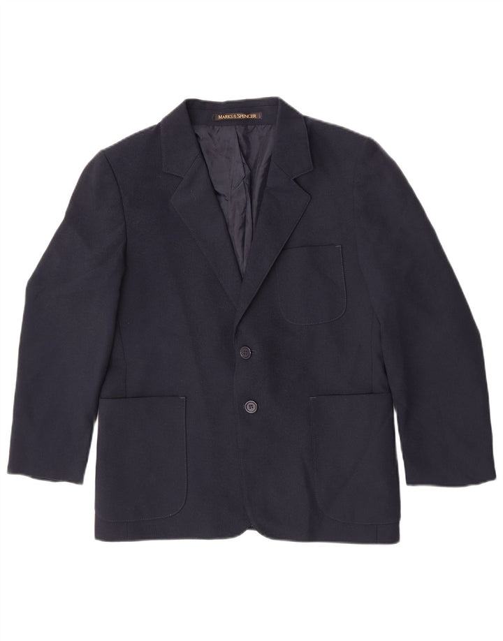 Marks & Spencer Boys 2-knaps blazerjakke 10-11 år marineblå polyester