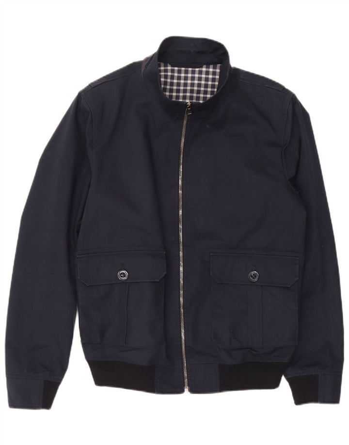 Mabrun Herre Bomber Jacket UK 38 Medium Navy Blue
