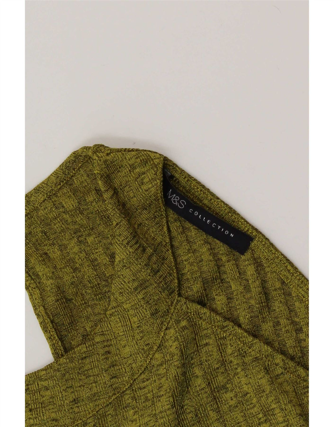 Marks & Spencer Dame Halter Top UK 16 Large Khaki